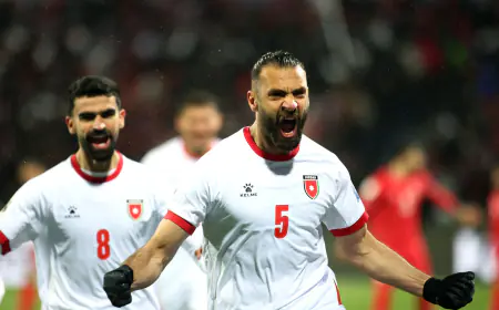 النشامى  يتغلب على فلسطين في تصفيات كأس العالم