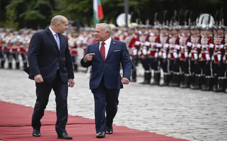 الملك يبدأ زيارة عمل إلى بلغاريا