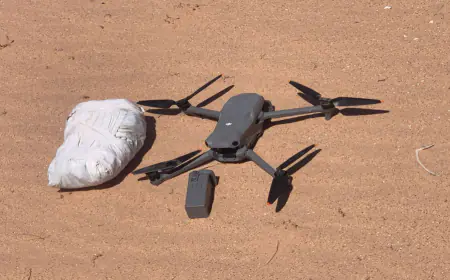 إحباط تهريب مخدرات بوساطة مسيّرة في المنطقة العسكرية الجنوبية