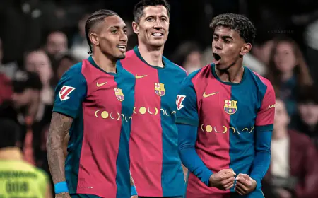 برشلونة يضرب بقوة ويكتسح دورتموند برباعية نظيفة في ليلة أوروبية لا تُنسى