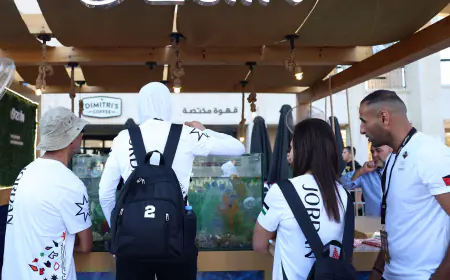 زين راعي مهرجان الباها الرياضي في العقبة