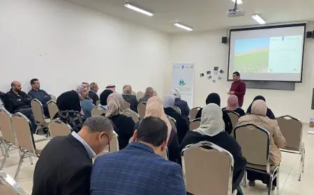 جلسة تشاورية حول الزراعة الذكية مناخيا بجمعية اتحاد المرأة في مادبا ضمن مشروع ( BRCCJ )