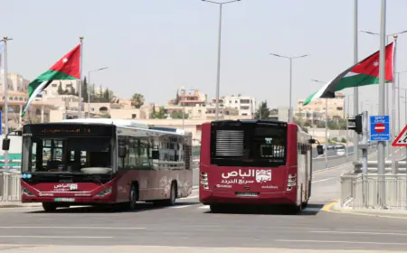 إطلاق مسار الباص سريع التردد بين عمان ومأدبا بواقع 34 رحلة يوميا