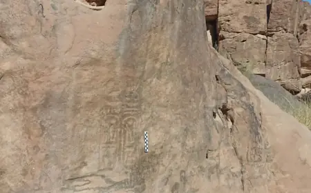 اكتشاف أثري جديد جنوب شرقي محمية وادي رم