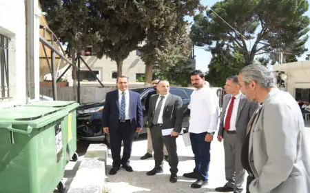 افتتاح مشروع فرز النفايات في دائرة تنمية أموال الأوقاف