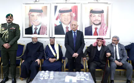 مندوبا عن الملك وولي العهد.. العيسوي يعزي العقيلي والجمل والجندي