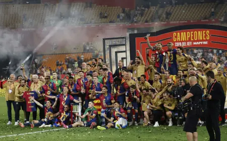 برشلونة يتغلب على  ريال مدريد ويتوج بكأس إسبانيا