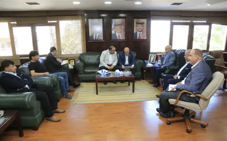 وزير المياه والري يلتقي نواب من محافظة معان