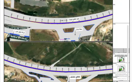 الأشغال تُطلق مشروعاً لإنشاء طريق خدمة على طريق المطار