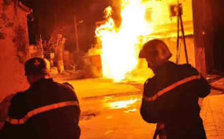 وفاة 4 أطفال أشقاء وإصابة 2 آخرين إثر حريق سكن مسجد في محافظة العاصمة