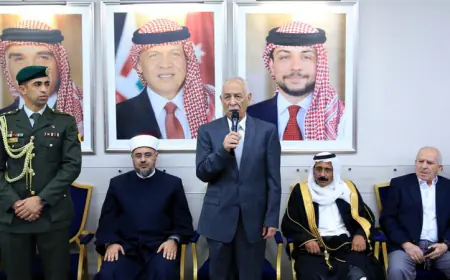 مندوباً عن الملك وولي العهد...العيسوي يعزي عشائر الشراري والعمرو والحباشنة