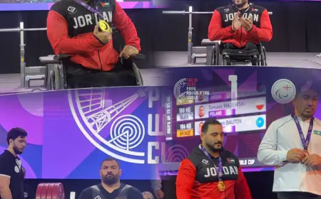منتخب الأثقال البارالمبي يسطع في سماء جورجيا.. 4 ذهبيات وفضية تؤكد الهيمنة الأردنية