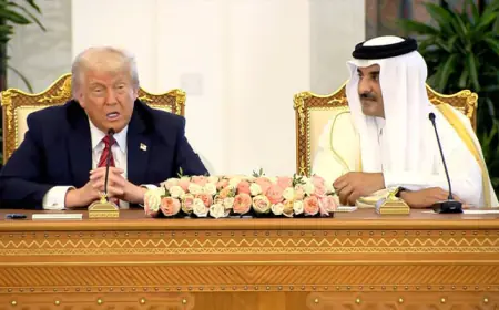 اجتماع مغلق في الدوحة بين ترامب وأمير قطر..  ومساعٍ أمريكية لوقف الحرب في غزة