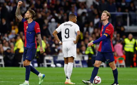 ريال مدريد يهنئ برشلونة بلقب الليغا.. إ