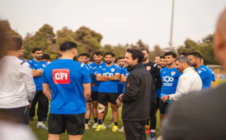 ولي العهد يتابع استعدادات منتخب النشامى لمواجهة نظيره العُماني