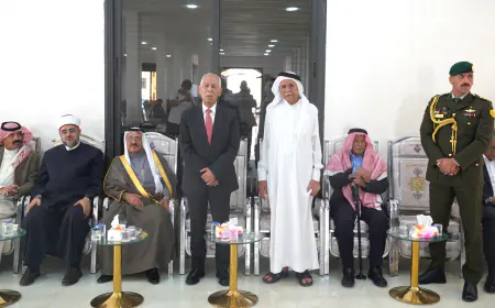 مندوبا عن الملك وولي العهد...العيسوي يعزي عشيرتي الخريشا والمجالي