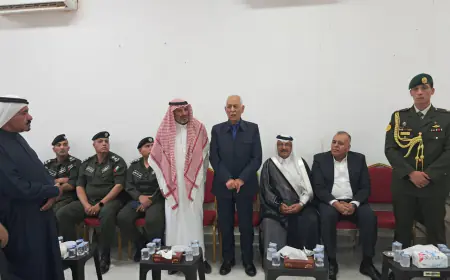 مندوبا عن الملك وولي العهد.. العيسوي يعزي أبو تايه ومسلم