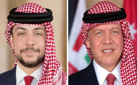 الملك وولي العهد يتلقيان برقيات تهنئة بمناسبة عيد استقلال المملكة الـ 79