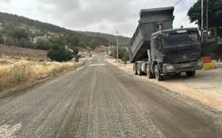 الأشغال : تنفيذ 3 مشاريع طرق جديدة في الزرقاء