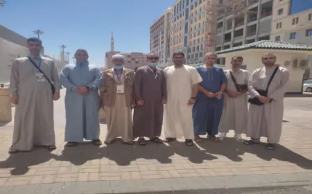 بعثة حج القوات المسلحة الأردنية/50 تصل المدينة المنورة