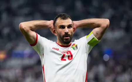 إحسان حداد يتعرض لإصابة بقطع في وتر العرقوب بالقدم اليمنى
