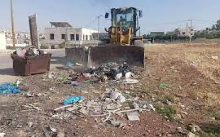 إنشاء محطة تحويلية جديدة لتجميع النفايات في جرش