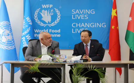 الصين توفر وجبات مدرسية  لـ30,000 طالب وطالبة في مخيمي الزعتري والأزرق للاجئين