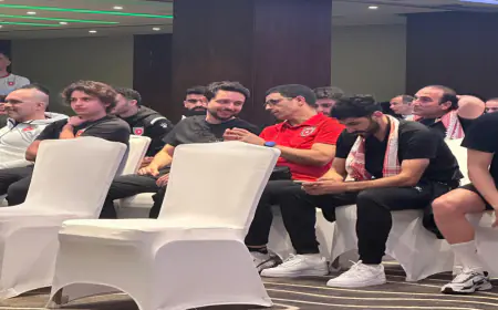 ولي العهد والأميران علي وهاشم يتابعون مباراة العراق وكوريا الجنوبية برفقة النشامى