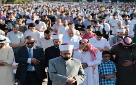 الأردنيون يؤدون صلاة عيد الأضحى في جميع المحافظات