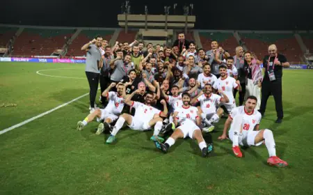 بعثة النشامى تصل إلى عمان بعد التأهل لكأس العالم 2026