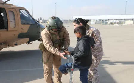  4 أطفال مرضى من قطاع غزة يصلون إلى الأردن