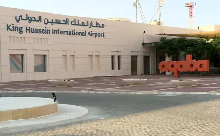 وقف حركة الطيران في مطار الملك الحسين بالعقبة وإلغاء رحلات دولية