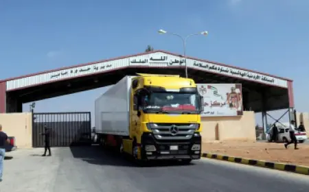 سوريا تتخذ إجراءات جديدة لتنظيم عبور الشاحنات عبر الأردن
