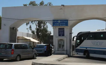 تسهيلات لدعم الفلسطينيين فيما يتعلق بحركة المسافرين عبر جسر الملك حسين