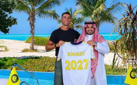 بالفيديو.. رونالدو يُجدد في جزيرة عائمة مع النصر السعودي