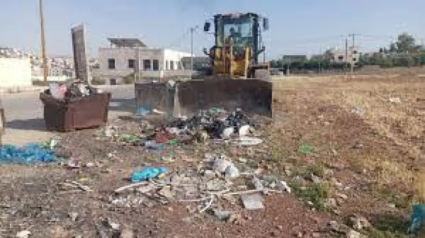 إنشاء محطة تحويلية جديدة لتجميع النفايات في جرش