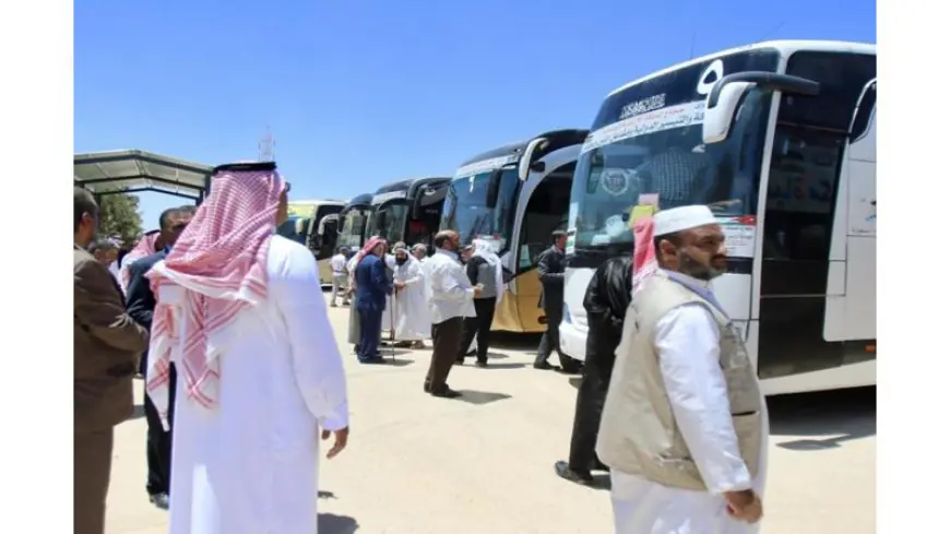 طلائع قوافل حجاج البعثة الأردنية تصل إلى الأردن