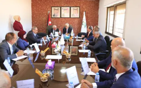 العيسوي يلتقي مجلس إدارة الاتحاد العام للمزارعين الأردنيين