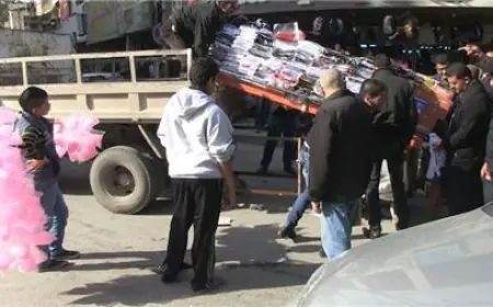 حملة لإزالة البسطات غير المرخصة في إيدون