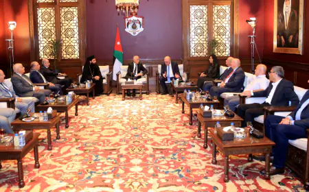 العيسوي يلتقي فعاليات شعبية وقيادات كنسية من محافظة الكرك