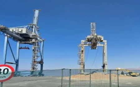 ميناء حاويات العقبة ..إزالة أول رافعة جسرية من أصل رافعتين بلغتا نهاية عمرهما الافتراضي