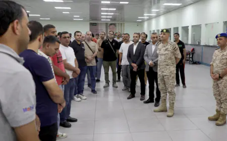 وصول طواقم المستشفى الميداني الأردني جنوب غزة/7
