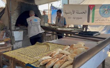 استمرار عمل المخابز الأردنية شمال وجنوب قطاع غزة