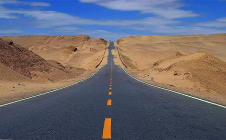 الأمن العام: رياح غبارية على الطريق الصحراوي والرؤية جيدة دون إغلاقات