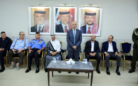 العيسوي ينقل تعازي الملك وولي العهد إلى عشيرة العلاوي