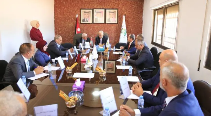 العيسوي يلتقي مجلس إدارة الاتحاد العام للمزارعين الأردنيين