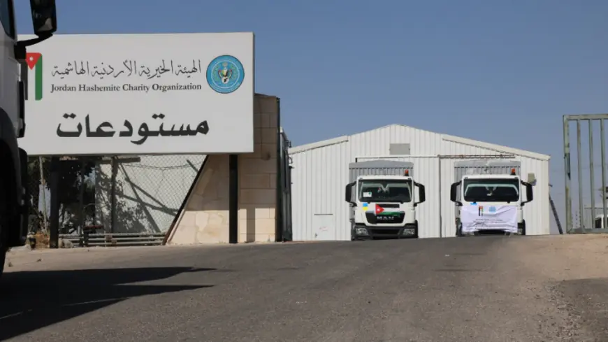 قافلة جديدة للمساعدات الإنسانية تنطلق من الهيئة الخيرية لدعم أهالي غزة