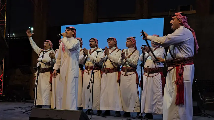 مسرح الساحة الرئيسية في مهرجان جرش يتزين بالأصالة والتراث واختلاف الثقافات