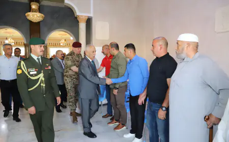 مندوبا عن الملك وولي العهد...العيسوي يعزي الرشيدات والبطران ودورا