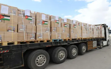 الهيئة الخيرية الهاشمية تستقبل طائرتي مساعدات من الباكستان لصالح غزة